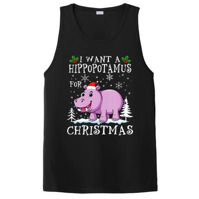 I Want A Hippopotamus For Christmas Xmas Hippo PosiCharge Competitor Tank