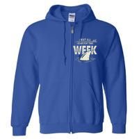 I Wait All Year For This Week Funny Shark Full Zip Hoodie