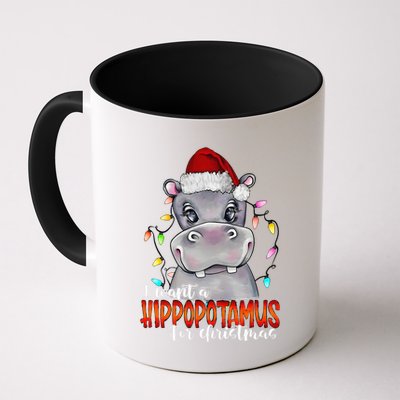 I Want A Hippopotamus For Christmas Family Hippo Christmas Mug