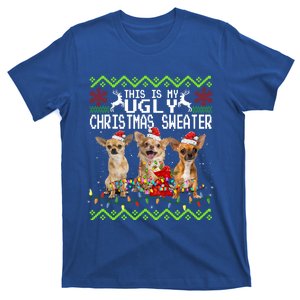 I Want A Chihuahua For Christmas Ugly Sweater Dog Xmasoutfit Cool Gift T-Shirt