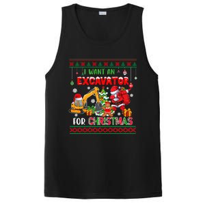 I Want A Excavator For Christmas Costume Driver Driving Gift PosiCharge Competitor Tank