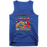 I Want A Excavator For Christmas Costume Driver Driving Gift Tank Top