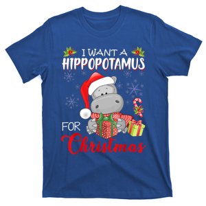 I Want A Hippopotamus For Christmas Xmas Hippo Great Gift T-Shirt