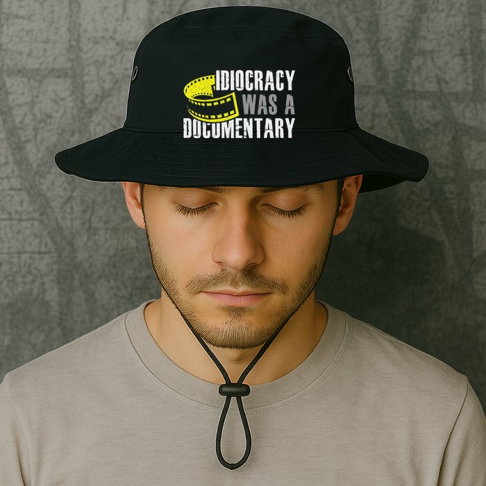 Idiocracy Was A Documentary Sarcastic Funny Saying Bucket Hat