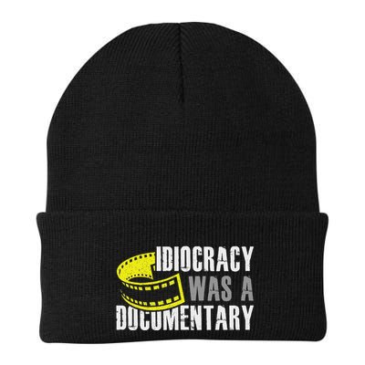 Idiocracy Was A Documentary Sarcastic Funny Saying Beanie