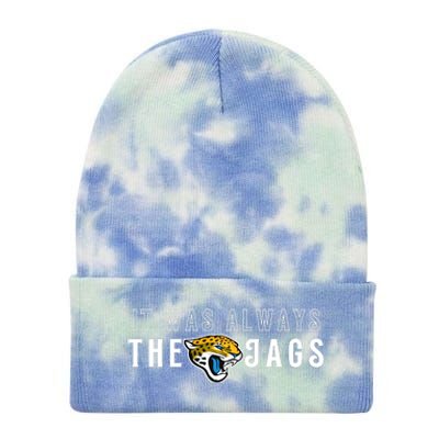 It Was Always The Jags Jacksonville Football Tie Dye 12in Knit Beanie