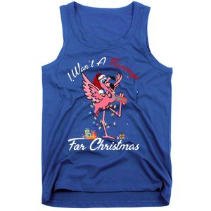 I Want A Flamingo For Christmas Gift Ugly Xmas Pajama Gift Tank Top