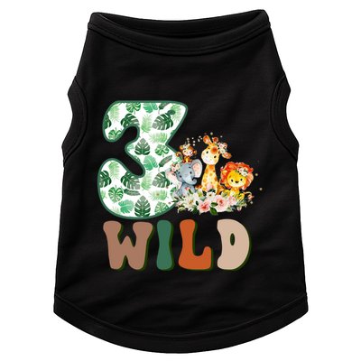 Im Wild And 3 Birthday Safari Jungle Zoo 3rd Bday Three Gift Doggie Tank