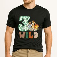 Im Wild And 3 Birthday Safari Jungle Zoo 3rd Bday Three Gift Cooling Performance Crew T-Shirt