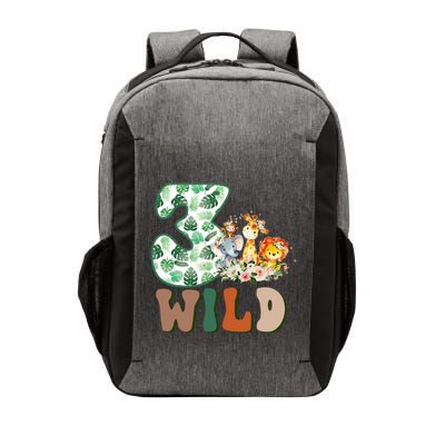Im Wild And 3 Birthday Safari Jungle Zoo 3rd Bday Three Gift Vector Backpack
