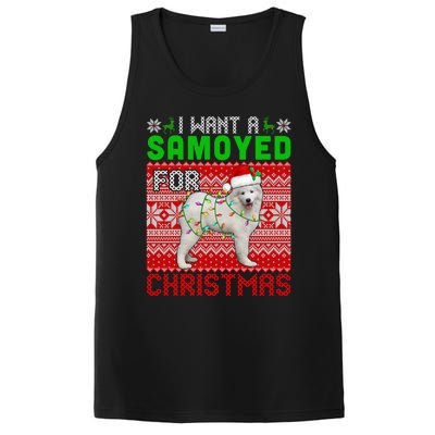 I Want A Samoyed For Christmas Santa Dog Lover Owner Gift PosiCharge Competitor Tank