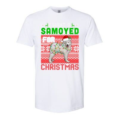 I Want A Samoyed For Christmas Santa Dog Lover Owner Gift Softstyle CVC T-Shirt