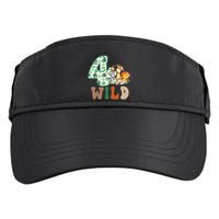 Im Wild And 4 Birthday Safari Jungle Zoo 4th Bday Fourth Gift Adult Drive Performance Visor