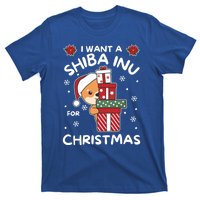 I Want A Shiba Inu For Christmas Cute Dogs Great Gift T-Shirt