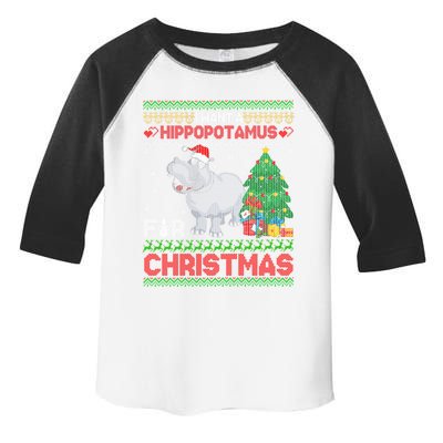 I Want A Hippopotamus For Christmas Hippo Pajamas Ugly Gift Toddler Fine Jersey T-Shirt