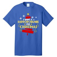 I Want A Hippopotamus For Christmas Xmas Hippo Gift Tall T-Shirt