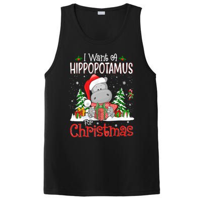 I Want A Hippopotamus For Christmas Xmas Hippo PosiCharge Competitor Tank