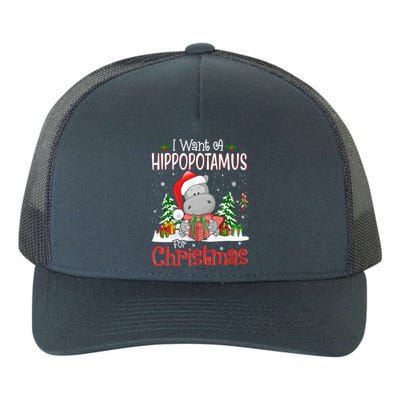 I Want A Hippopotamus For Christmas Xmas Hippo Yupoong Adult 5-Panel Trucker Hat