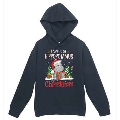 I Want A Hippopotamus For Christmas Xmas Hippo Urban Pullover Hoodie