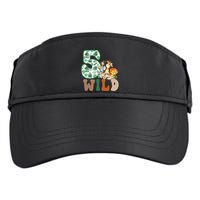 Im Wild And 5 Birthday Safari Jungle Zoo 5th Bday Fifth Gift Adult Drive Performance Visor