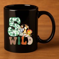 Im Wild And 5 Birthday Safari Jungle Zoo 5th Bday Fifth Gift 11oz C Handle Ceramic Mug