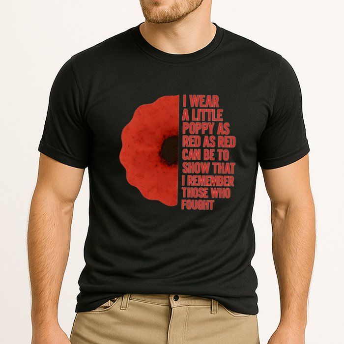 I Wear a Little Poppy Cooling Performance Crew T-Shirt