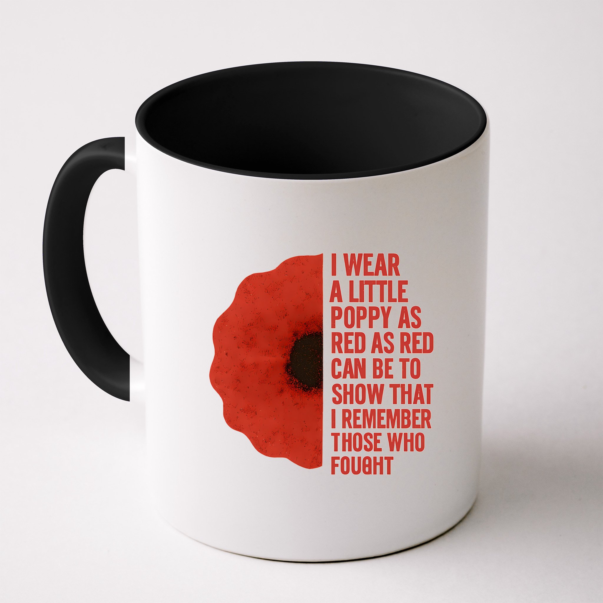 I Wear a Little Poppy Mug