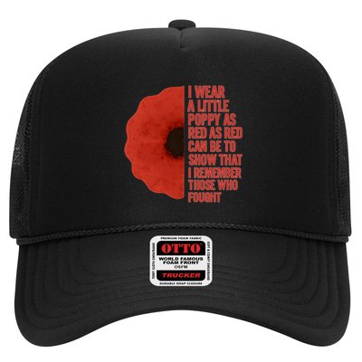 I Wear a Little Poppy Hat