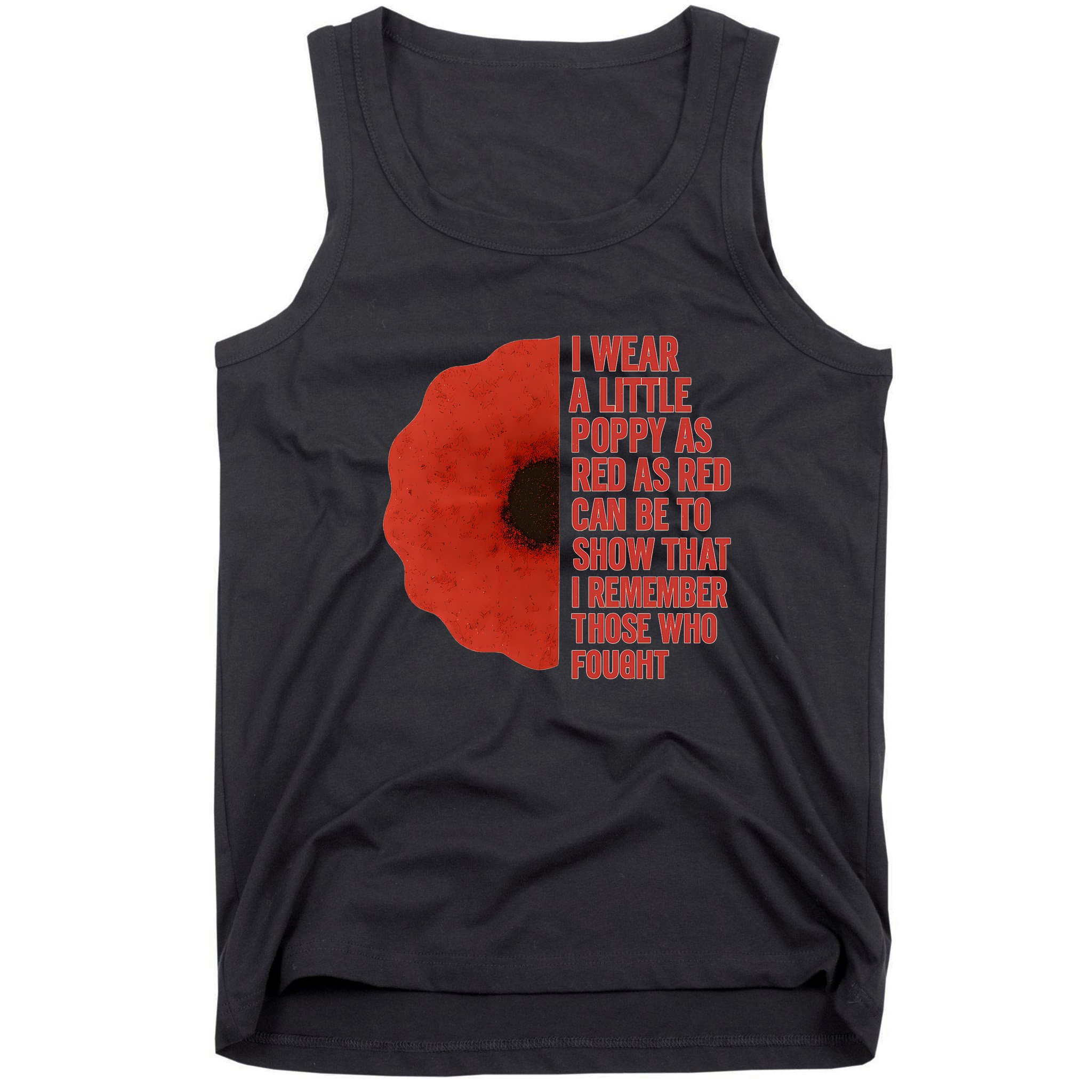 I Wear a Little Poppy Tank Top