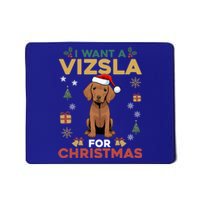 I Want A Vizsla For Christmas Cute Dog Lover Family Pajama Gift Mousepad