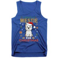 I Want A Westie For Christmas Cute Dog Lover Family Pajama Gift Tank Top