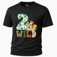Im Wild And 2 Birthday Safari Jungle Zoo 2nd Bday Fifth Gift Cooling Performance Crew T-Shirt