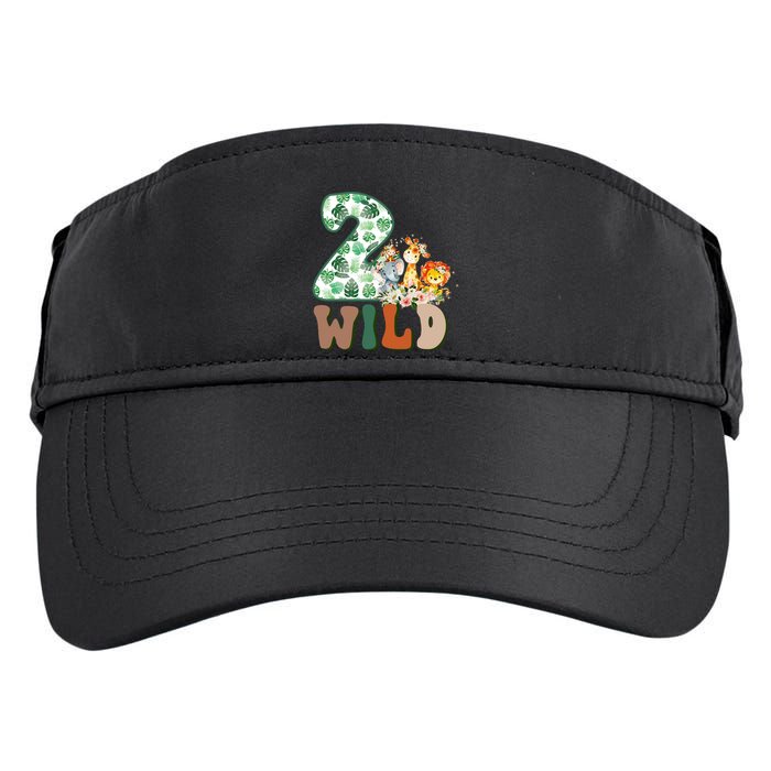 Im Wild And 2 Birthday Safari Jungle Zoo 2nd Bday Fifth Gift Adult Drive Performance Visor