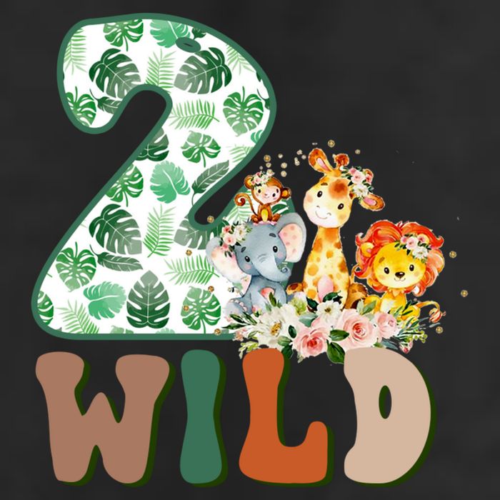 Im Wild And 2 Birthday Safari Jungle Zoo 2nd Bday Fifth Gift Adult Drive Performance Visor