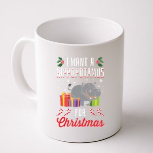 I Want A Hippopotamus For Christmas Xmas Hippo Gift Coffee Mug