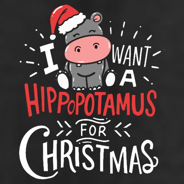 I Want A Hippopotamus For Christmas Funny Cute Adult Drive Performance Visor