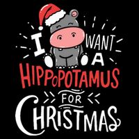 I Want A Hippopotamus For Christmas Funny Cute Zip Tote Bag