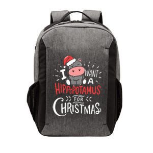 I Want A Hippopotamus For Christmas Funny Cute Vector Backpack