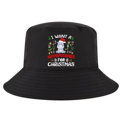 I Want A Hippopotamus For Christmas Xmas Hippo Gift Cool Comfort Performance Bucket Hat