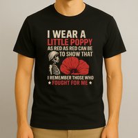I Wear a Little Poppy T-Shirt