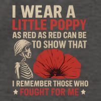 I Wear a Little Poppy Vector Backpack