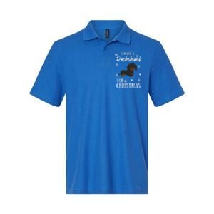 I Want A Dachshund For Christmas Weenie Dog Gift Softstyle Adult Sport Polo