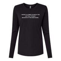 I WasnT Allowed To Watch The 1997 Film Titanic Because Of The Boob Scene Womens Cotton Relaxed Long Sleeve T-Shirt