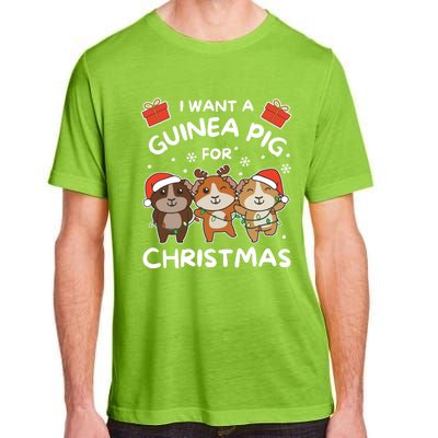 I Want A Guinea Pig For Christmas Cute Animals Gift Adult ChromaSoft Performance T-Shirt