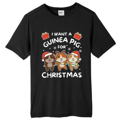 I Want A Guinea Pig For Christmas Cute Animals Gift Tall Fusion ChromaSoft Performance T-Shirt