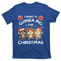 I Want A Guinea Pig For Christmas Cute Animals Gift T-Shirt