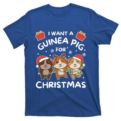 I Want A Guinea Pig For Christmas Cute Animals Gift T-Shirt