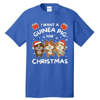 I Want A Guinea Pig For Christmas Cute Animals Gift Tall T-Shirt