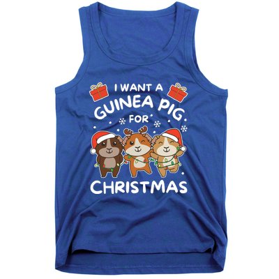 I Want A Guinea Pig For Christmas Cute Animals Gift Tank Top