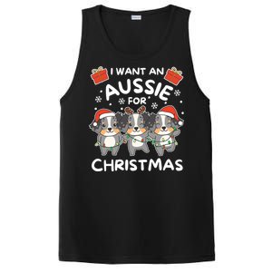 I Want An Australian Shepherd For Christmas Cute Dogs Gift PosiCharge Competitor Tank